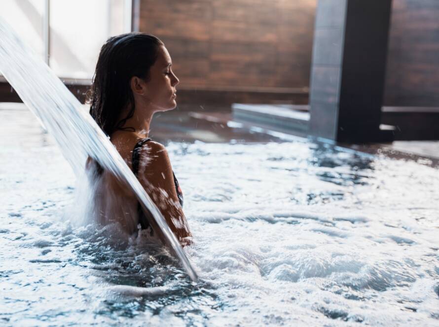 Piscina spa di lusso